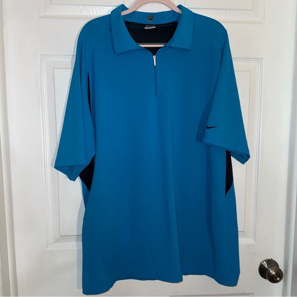 Nike Men's Blue Polo Shirt - Size XXL/2XL - Picture 1 of 8